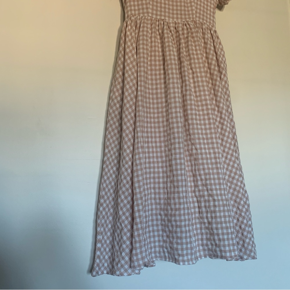 Gingham Midi Dress - Picture 4 of 13